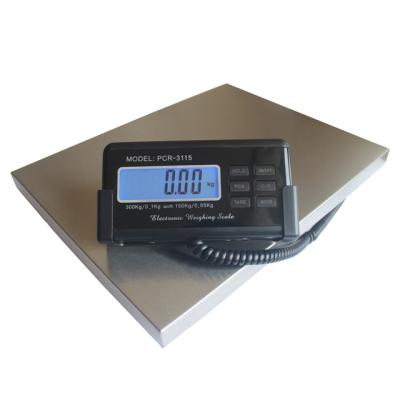 China Stainless Steel 300kg Shipping Scale Digital Weighing Scale With Platform 38*30mm for sale