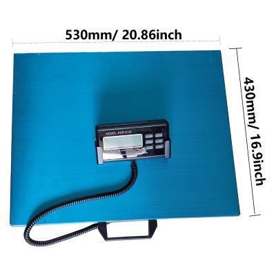 China Portable Stainless Steel 530*430MM Platform Digital Shipping Animal Weight Scale for sale