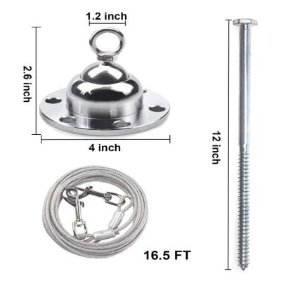 China Outdoor Garden Rustproof Yard Anchor Dogs Pet Camping Small Medium Large Dogs Tether Stakes Solid Steel Ground Anchor Bolt for sale