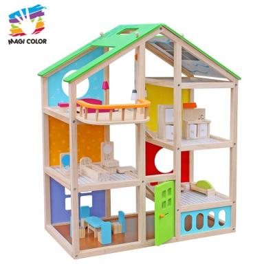 China Wooden Dollhouse Furniture OEM ODM Small Dolls House Furniture For Children W06A281 for sale