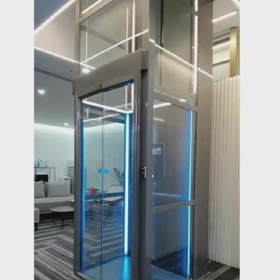 China 0.15 M/S Advanced Screw Driven Lifts Elevator PLC Control Stainless Steel Cabin for sale