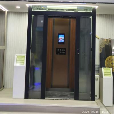 China Elegant Home Gearless Traction Elevator 500-1000 Kg Capacity Automatic Sliding Door for sale