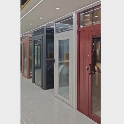 China Elevador de tracción automático de deslizamiento para el hogar Salón de exposiciones Elevador de tipo de tracción en venta