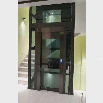 China Steel Well Shaft Gearless Traction Type Elevators Center Opening 0.6m/S for sale