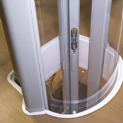 China Microprocessor Controlled Hydraulic Capsule Elevator With Glass Cabin Emergency Safety Features for sale