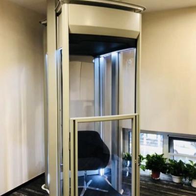 China Elevadores de cápsula personalizados Cabina de anormalidad redonda para 2 pisos Elevador de cápsula para el tamaño del hogar en venta