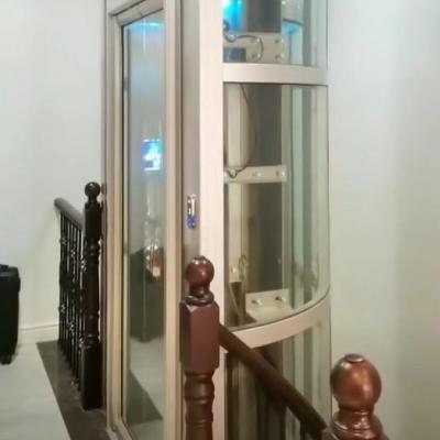 China Overload Protected Abnormity Elevators with AC 220/380V Power / Safety Brake for sale