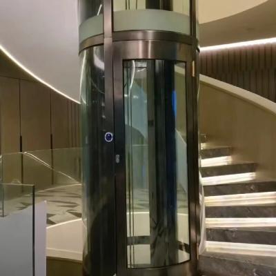 China Microcomputer Controlled Gearless Automatic Elevators For Abnormity 400kg Capacity for sale