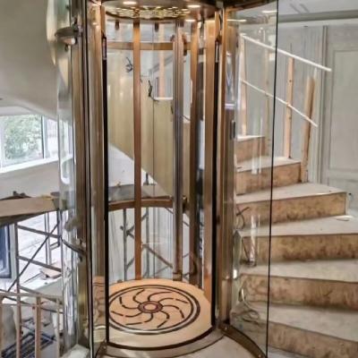 China Hassle Free Installation Dapper Home Gearless Lifts Elevators With Automatic Door And 14.5M Travel Height for sale