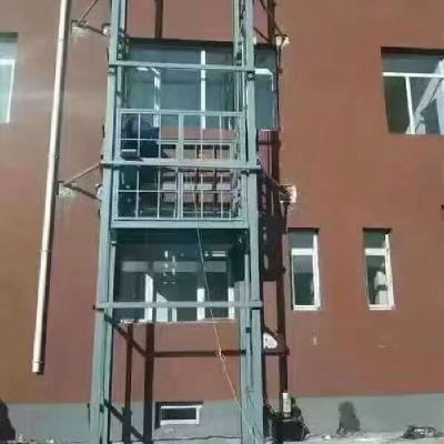 China Safe Hydraulic Cargo Lift Elevator 0.05-0.2M/S Speed And 3-12 Meters Lifting Height for sale