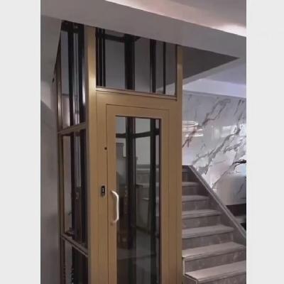 China Home Villa Elevator Traction Slim And Elegant Elevator 0.4-1.0 m/s for sale