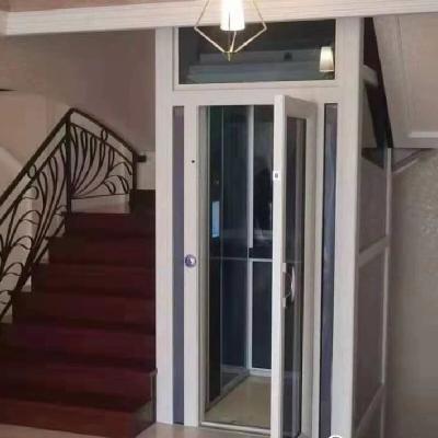 China 304 Stainless Steel Aluminium Home Passenger Elevator Controlled by Microprocessor for sale