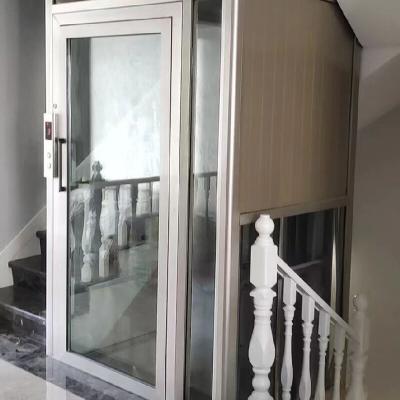 China Elevador hidráulico personalizável para casa Cabina turística com motor de 4,7 kW e 3 m de espaço livre à venda