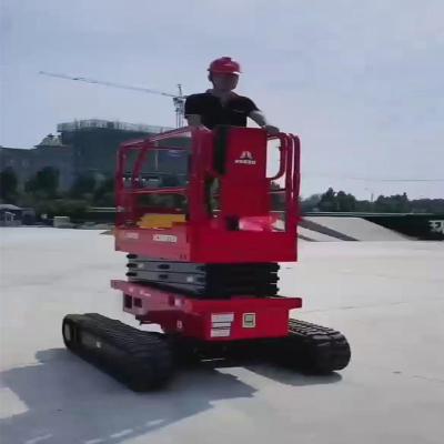 China Mobile Auto crawpillar Scissors Lifting Platform Innovative Design for sale