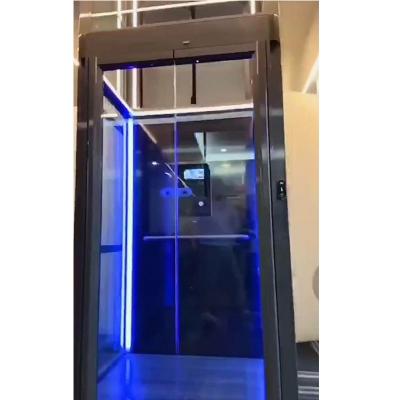 China 15M Travel Heavy Duty Compact Residential Elevators Home With Enhanced Microcomputer Control for sale