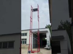 Professional cargo winch lift, auto cargo lift, cargo platform lift