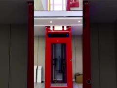 Hot red romantic mrl traction home elevator