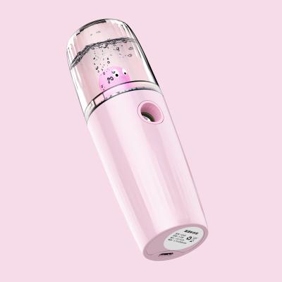 China 30ml Handy USB Mini Face Steamer Atomization Mist Sprayer Nano Machine Moisturizer for Face Hydrating, Hydrating for sale