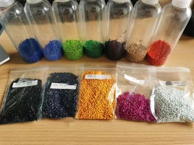 China Pigment Plastic Color Masterbatch Custom Made Red Blue Yellow Black for sale