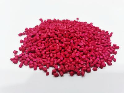 China Plastic Rose Red Masterbatch Coloring HDPE LLDPE LDPE Bags Eco Friendly for sale