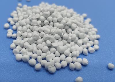 China PP Filler calcium carbonate masterbatch High Adding Rate White Pellet for sale