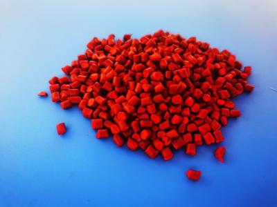 China PE Carrier Injection Molding Pellets Orange Colour Master Batch for sale