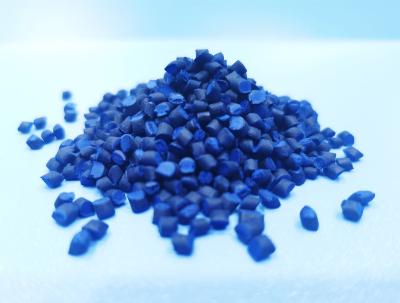 China No Pollution Plastic Deep Blue Masterbatch PE Resin For Coloring for sale