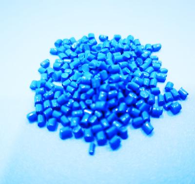 China Solid Pellet Electret Masterbatch Blue Color HDPE Food Grades for sale