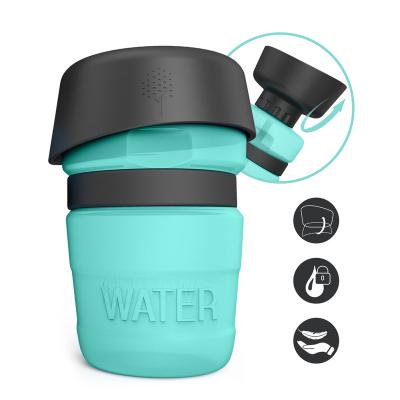 China Amazon Non-Auto Online Hot Selling Wholesale Best 2 in 1 520ML? Drink Water Dog Bottle For Outdoor Travel for sale