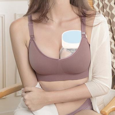 China Latex Free Handsfree Electric Breast Pump Wearable Fast Charging Wireless Breast Pump for sale