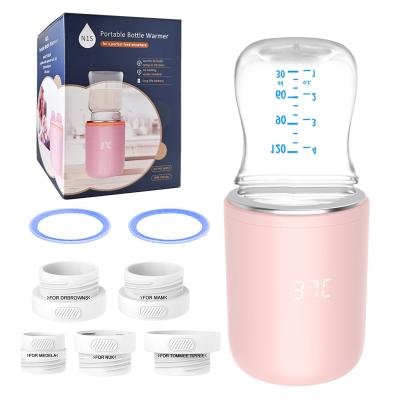 China 0 - 12 Months Baby Bottle Warmer Waterless Portable Rechargeable Bottle Warmer for sale