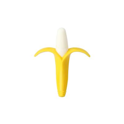 China Slow Flow Teething Soothers Infant Pacifier Banana Shape Teething Soothers For Infants for sale