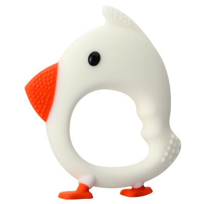 China Chick Shape Babies Infant Pacifier Newborn Teethers Silicone BPA Free for sale