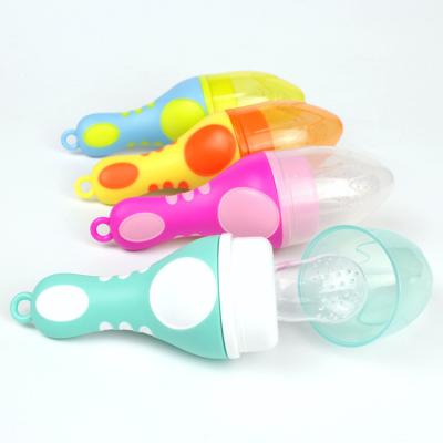 China Print Pattern Baby Fruit Feeder Pacifier Silicone New Born Dummy for sale