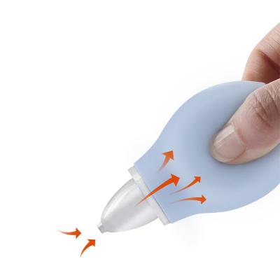 China Customized Colors Soft Infant Nasal Aspirator Babies Newborn Nose Cleaner for sale