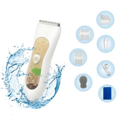 China 500mah X 2 Battery Electric Baby Hair Clippers And Trimmers Super Quiet for sale