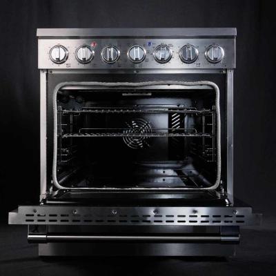 China Electric Stove With Oven 30 Inch Freestanding Electric Range 124L / 4.4 Cu.Ft. 12kW for sale