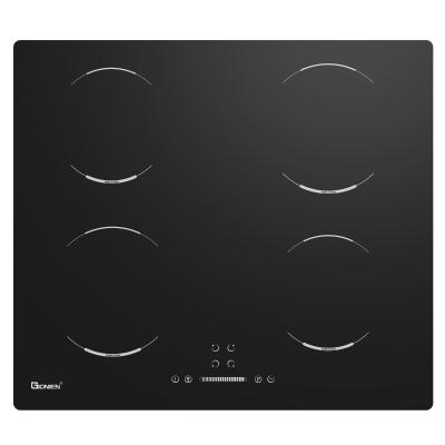 China 4 queimador cozinha elétrica 220V-240V 24 polegadas cozinha de indução 6400W à venda