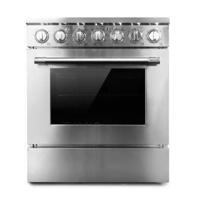 China Forno elétrico com forno de 30 polegadas autonomia elétrica gama 124L / 4.4 Cu.Ft 12kW à venda