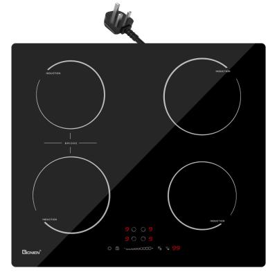 China Plug-in Induction Hob 13 Amp 2800W 60cm Cozinha Elétrica Integrada com Zona de Ponte à venda