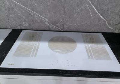 Cina Bianco nero cucina elettrica incorporata vetro ceramico / vetro borosilicato in vendita