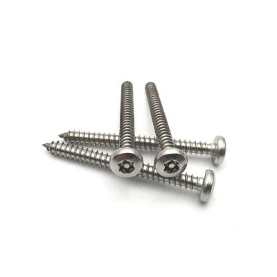 China Pan St 3.9 st4.2 st4.8 st6.3 Stainless Steel Pan Head Torx Pin Drive Security Self Tapping Metal Screws Torx Screw for sale