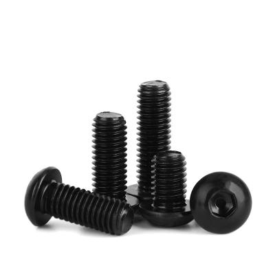 China Stainless Steel 18-8 Stainless Steel Black Oxide Knob Hex Drive Head Screws for sale