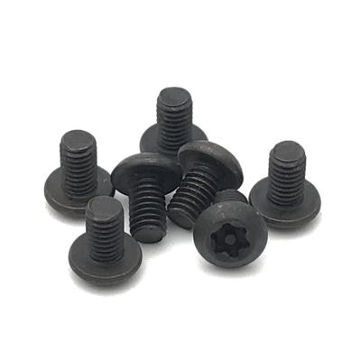 China Key Button Fasteners SS M3 Torx M4 Button Security M3 Torx Screws Carbon Steel Black Screws Wholesale for sale