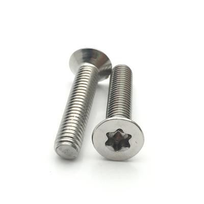 China Hardware Fasteners Supplier Supplier Head Countersunk Torx 304 Stainless Steel Countersunk Screw for sale