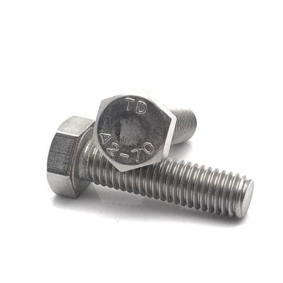 China Industry / Building SS316 Stainless Steel DIN933 m8x25 Hexagon Bolt Nut Washer for sale