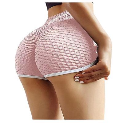 China Fitness honeycomb control tummy lift butt waist xueyu anxin women yoga running shorts crack! crack! Gym Breathable High Sport Workout Booty Booty for sale