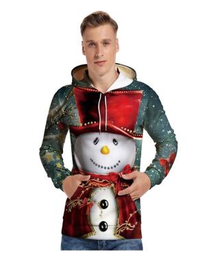 China Anti-wrinkle Cheap Price High Quality 3D Digital Printing Ugly Christmas Sweater for sale