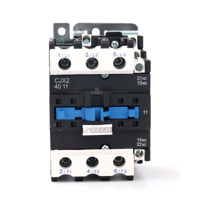 China REGO CJX2-40 LC1-D40 3P AC Magnetic Contactor CJX2-40 230/240V 400V 415V 440V 500V 690V 50/60HZ 40A for sale