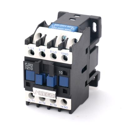 China REGO CJX2-1210 3P 230/240V 400V 415V 440V 500V 690V 50/60HZ 12A AC Magnetic Electrical Contactor CJX2-12 for sale